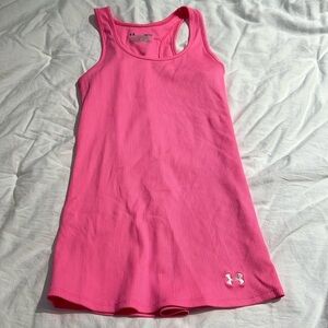 Pink under Armour tank